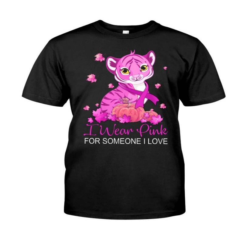 Breast Cancer Tiger I Wear Pink Classic T-Shirt