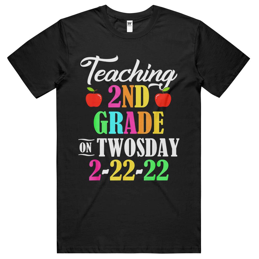 Twosday Tuesday February 22Nd 2022 Teaching 2Nd Grade T Shirts