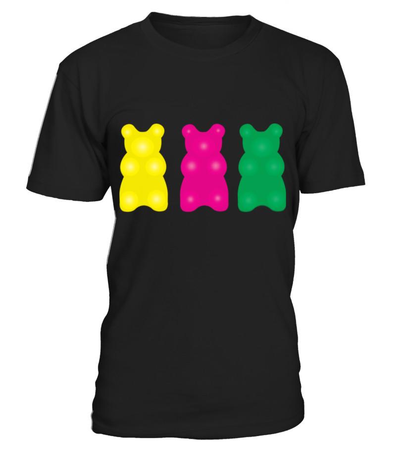 Candy Gummy Bear Pink T-Shirt T shirts C-OF31U