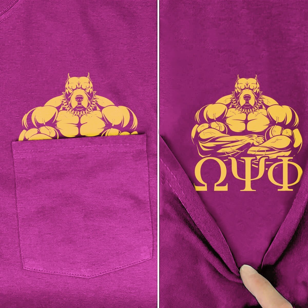 Omega Psi Phi Pocket T-Shirt