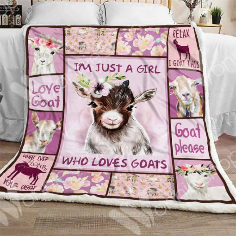 Goat Sherpa Blanket OCT3101 73O49