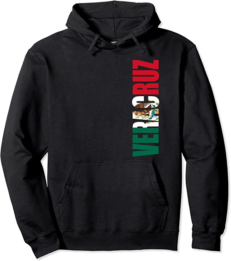 Veracruz Mexico Mexican Flag State Pullover Hoodie