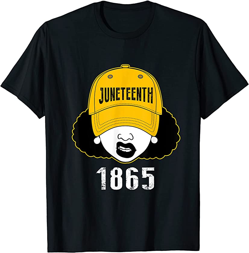 1865 Juneteenth Celebrate Black Girl Magic Cool Melanin Tee T-Shirt