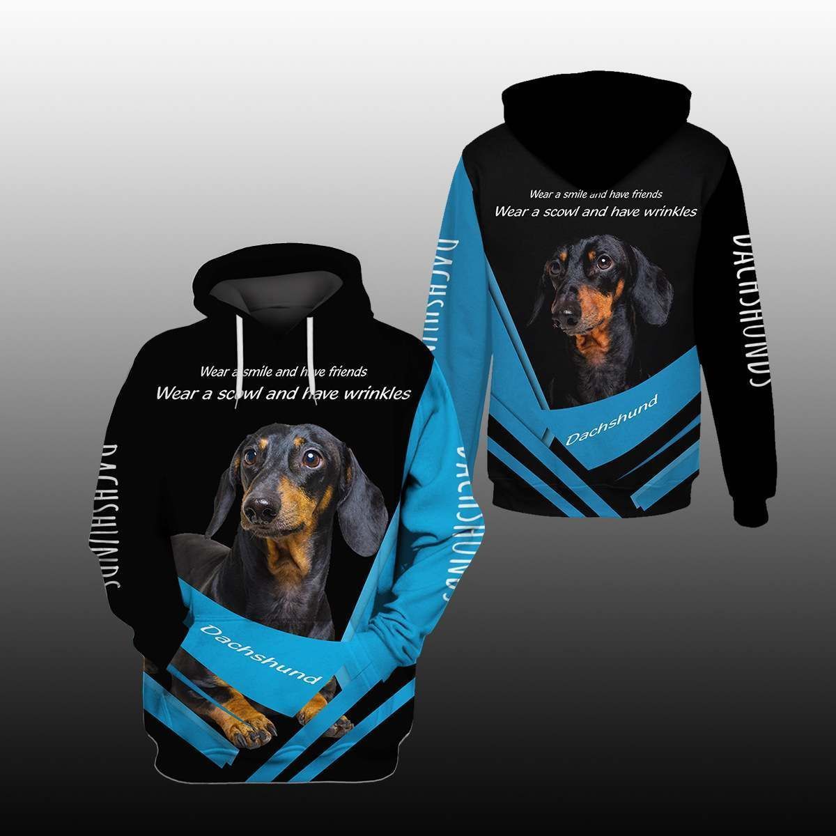 3D All Over Printed Dachshund Lph Shirts Ver 1