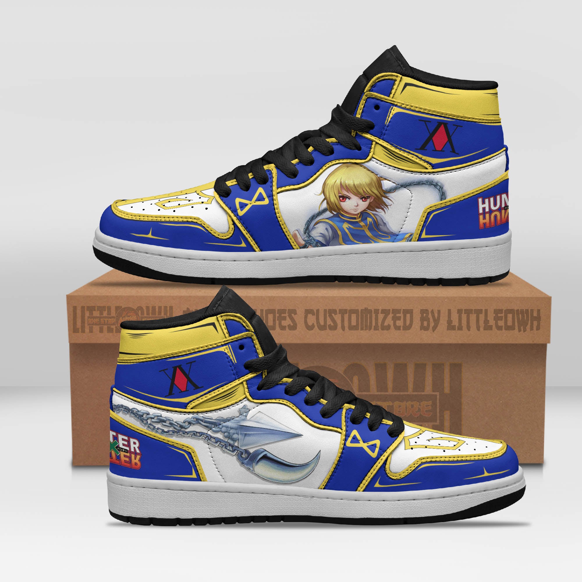 Kurapika Shoes Custom Hunter X Hunter Anime Jd Sneakers – Spankietshirt ...