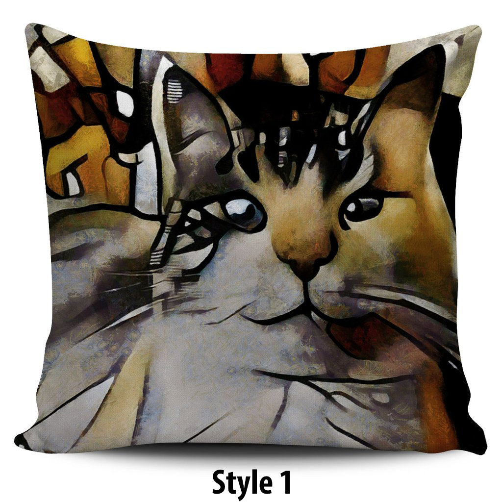 Art Ii Cat Pillow Covers