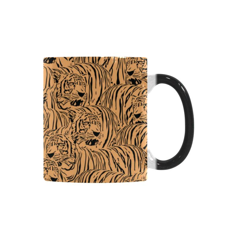 Bengal tigers pattern Morphing Mug Heat Changing Mug