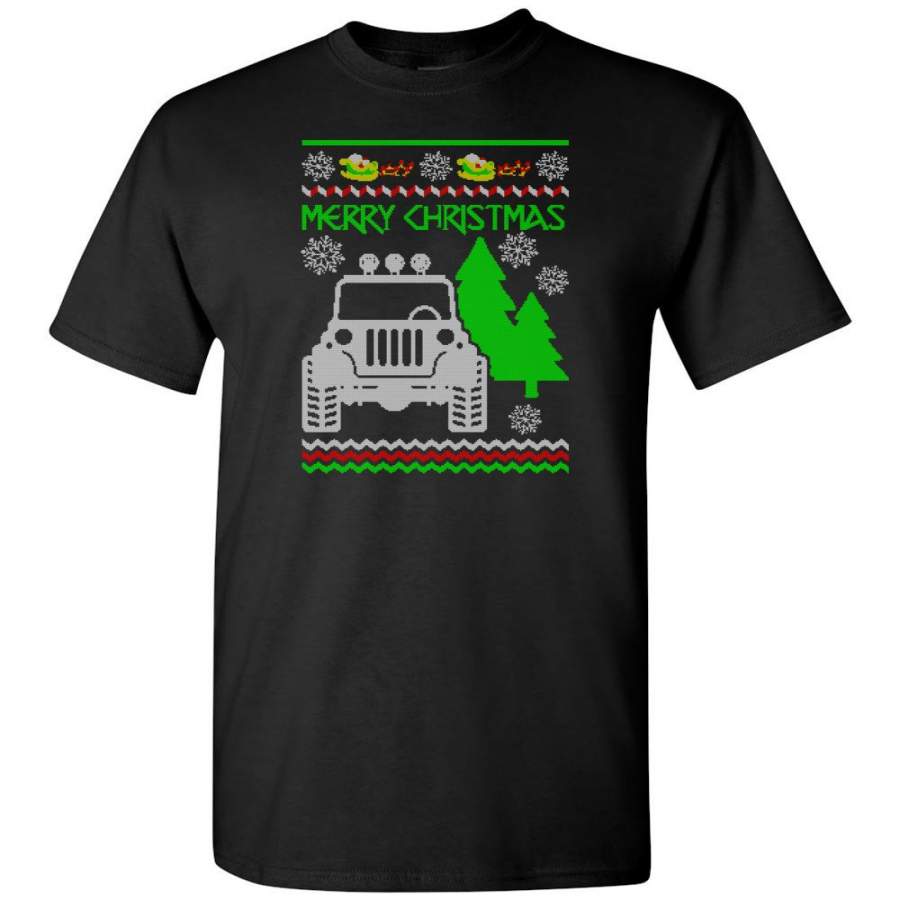 Ugly Christmas Jeep Sweater Jeep Sweatshirt Gift for Jeep Lover jeep life T-Shirt