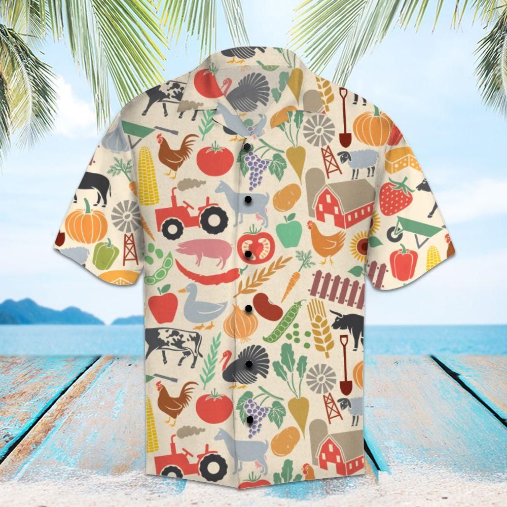 Amazing Farmer Aloha Hawaiian Shirt Colorful Short Sleeve Summer Beach Casual Shirt For Men And Women