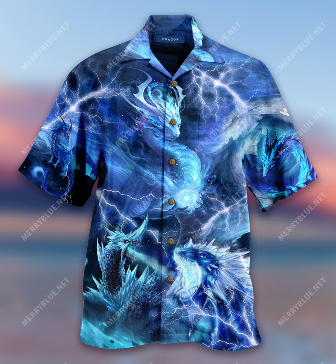 Ice Dragon Art Hawaii Shirt Ha53775