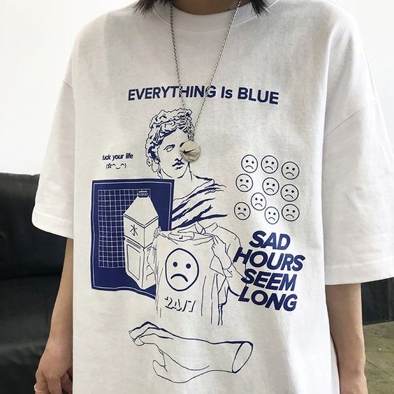 Everything Is Blue Sad Hours Seem Lo … fashionstation