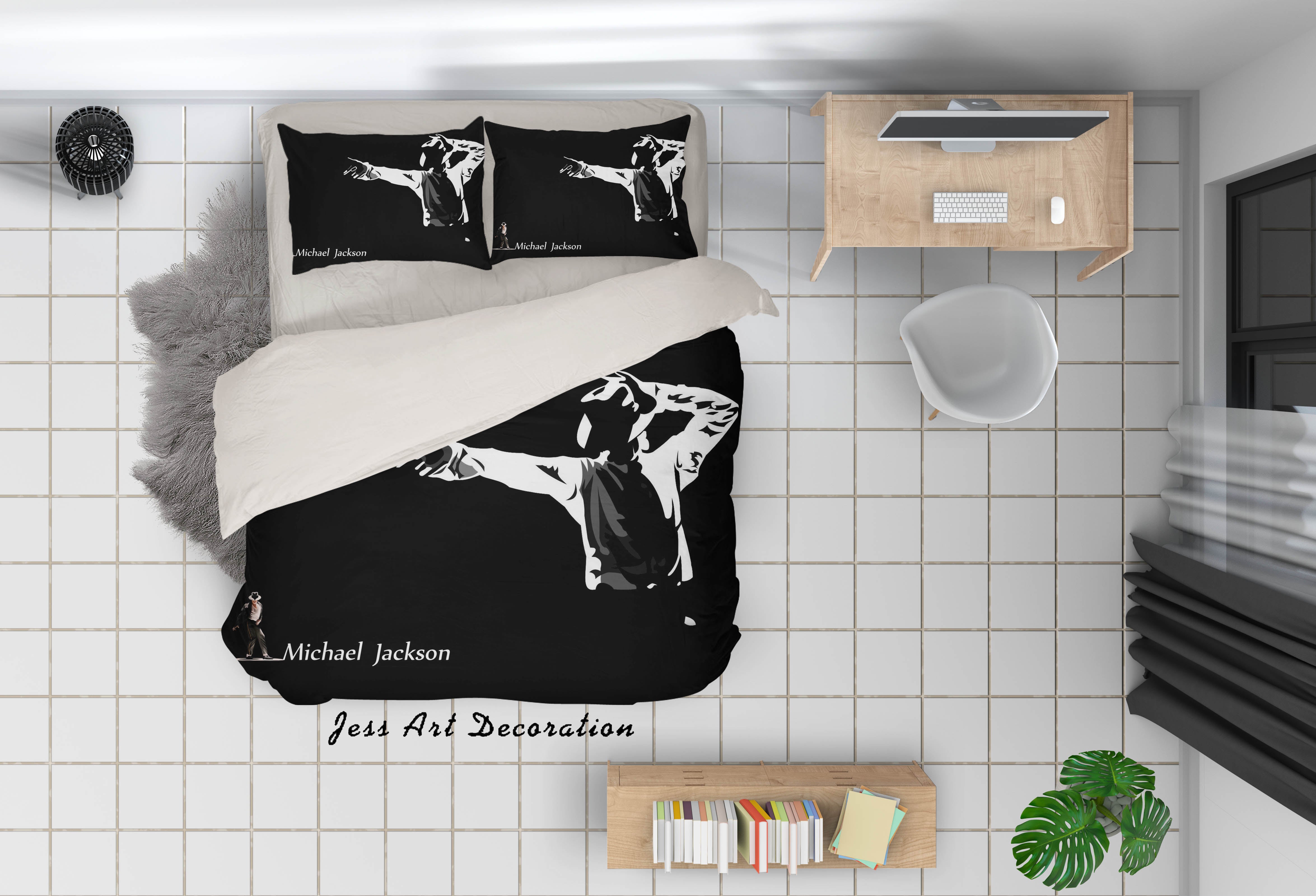 3D Michael Jackson Quilt Cover Set Bedding Set Pillowcases 105