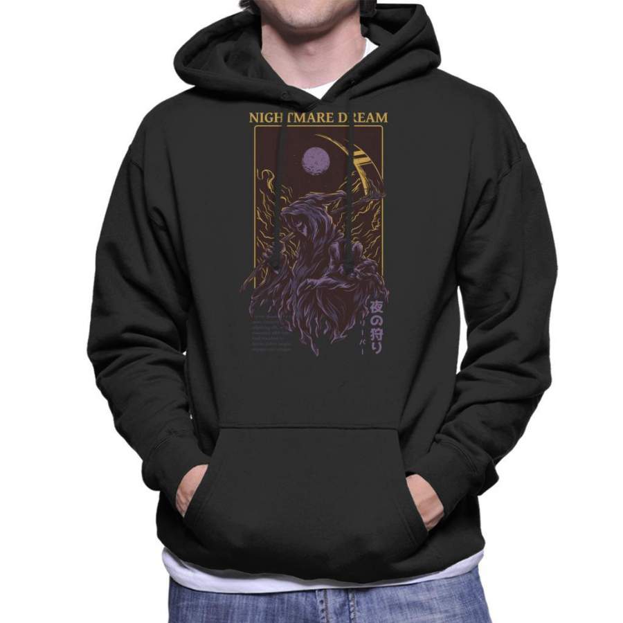 Nightmare Dream Grim Reaper Men’s Hooded Sweatshirt