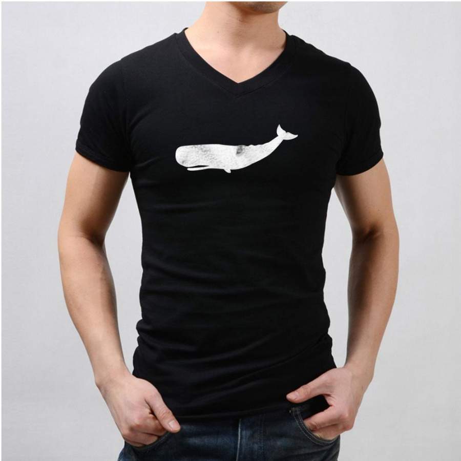 The Whale   T Shirt Men’S V Neck