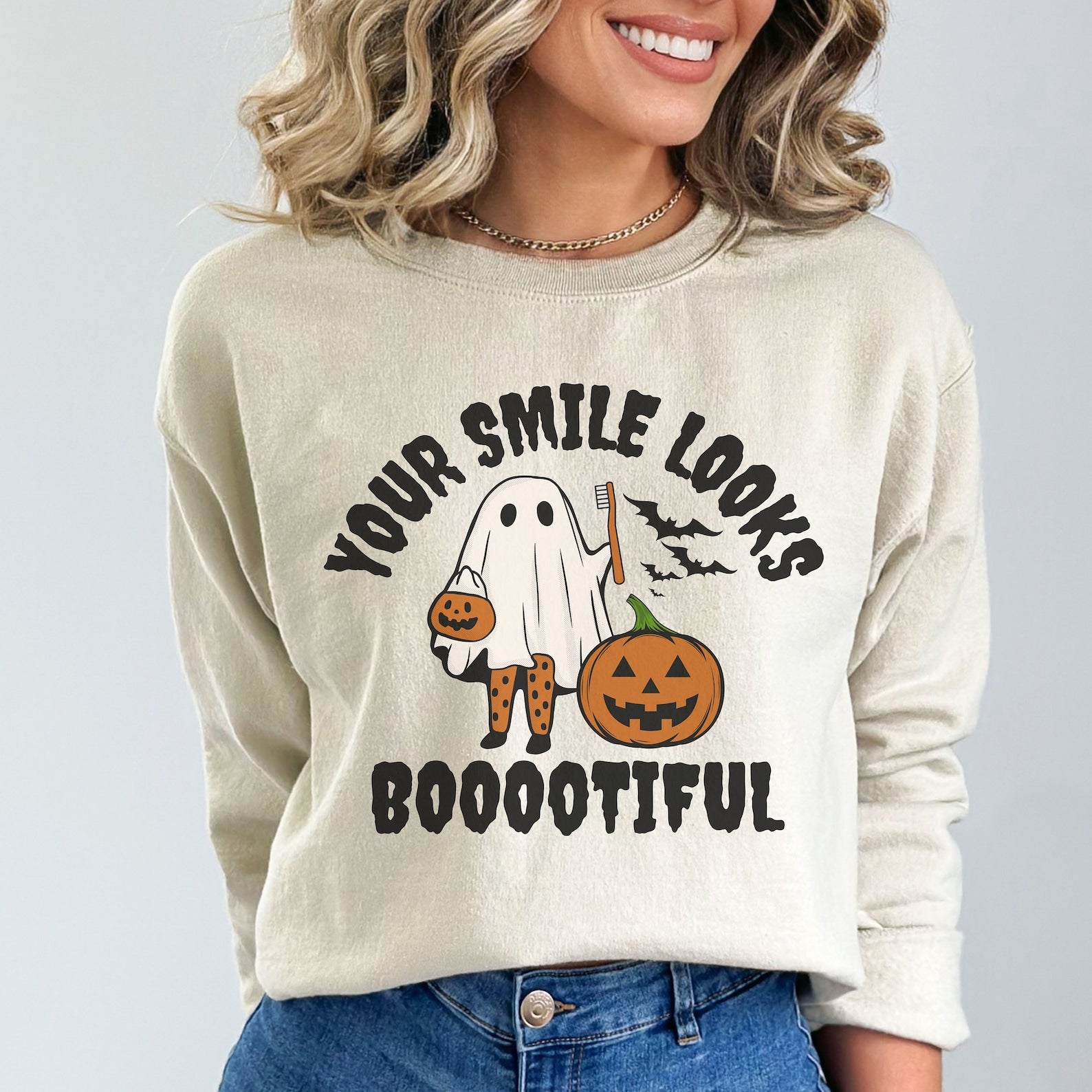 Dentist Halloween Sweatshirt 2D Crewneck Sweatshirt All Over Print Sweatshirt For Women Sweatshirt For Men Sws4203