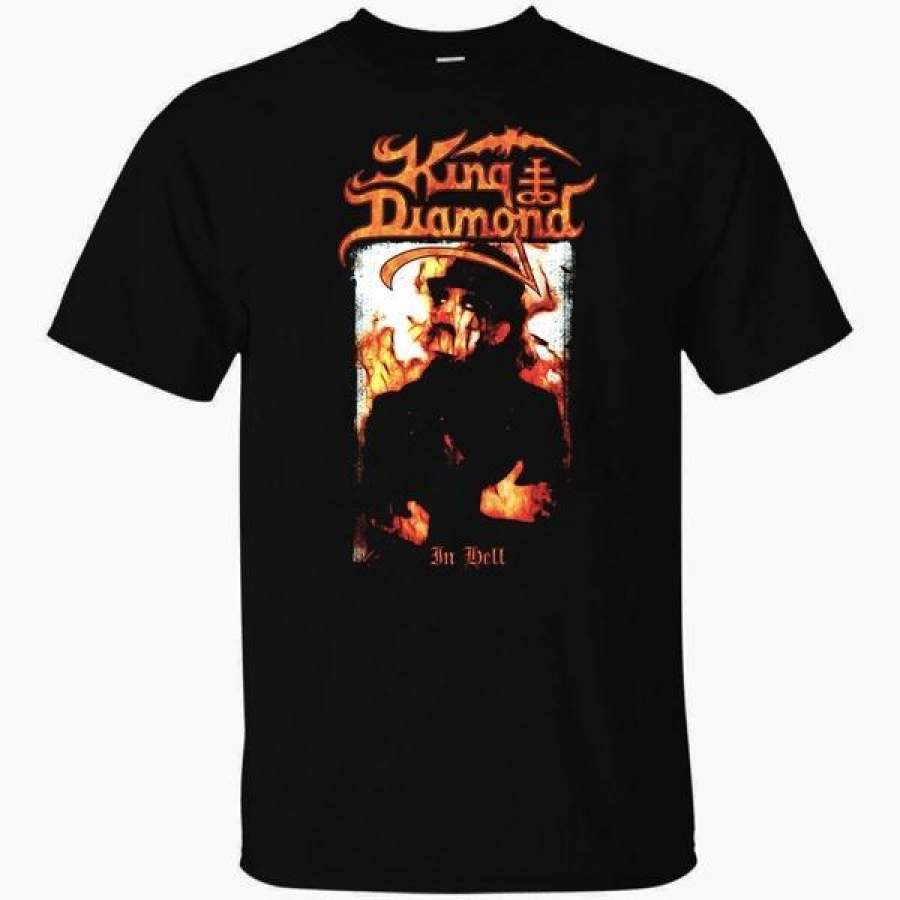 Vintage King Diamond Tour Cotton Men T-Shirt