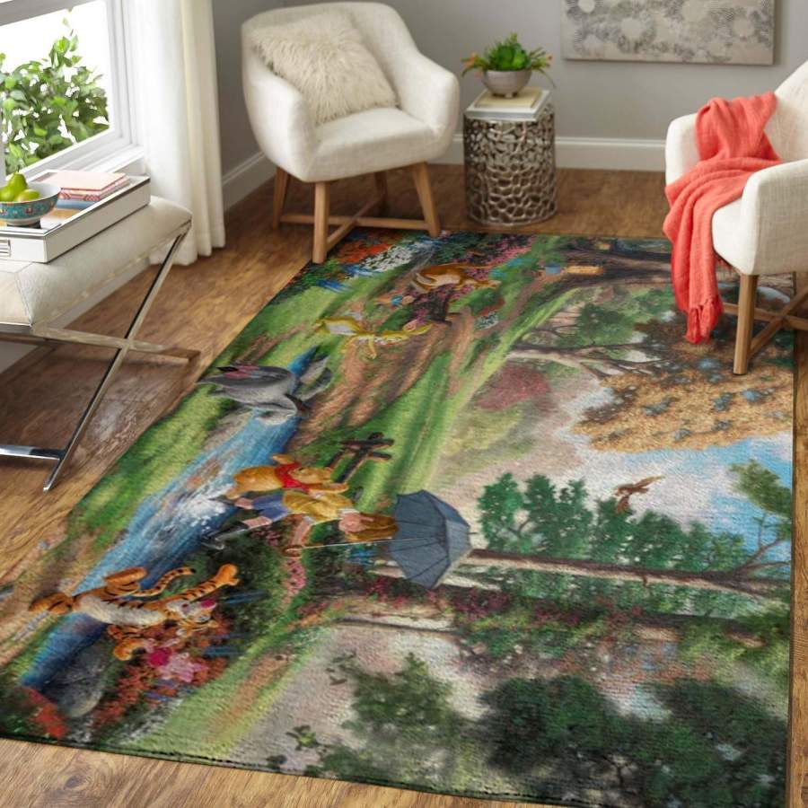 Cute Winnie The Pooh Area Rug – Disney Home Decor – HomeBeautyUS