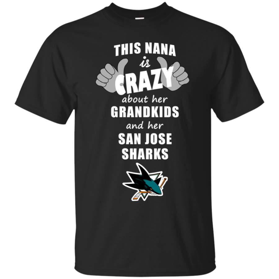 This Nana Is Crazy About Her Grandkids And Her San Jose Sharks T Shirts