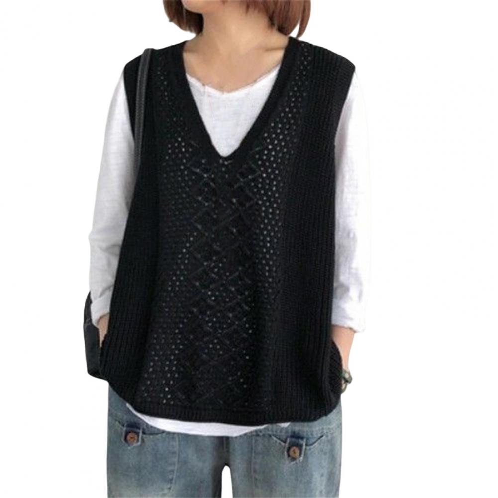 Spring Sweater Vest Oversized Lady Winter Sweater Casual Thermal Stylish Elastic Lady Winter Sweater alx