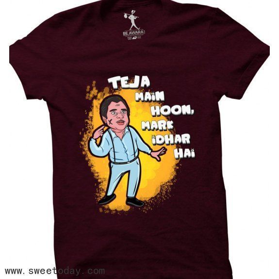 Teja Villain Printed Tshirts Online In Indi Shirt