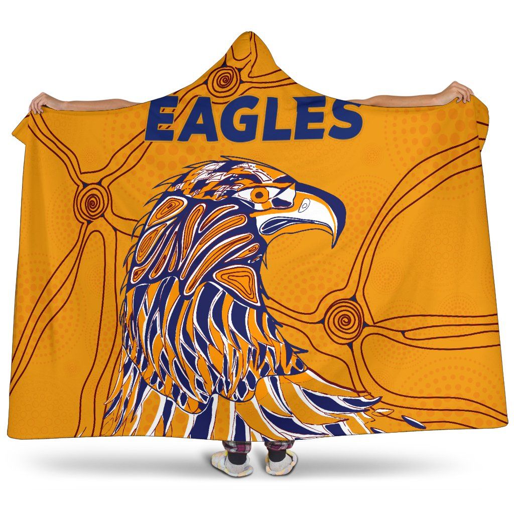 West Coast Hooded Blanket Eagles Indigenous TH5