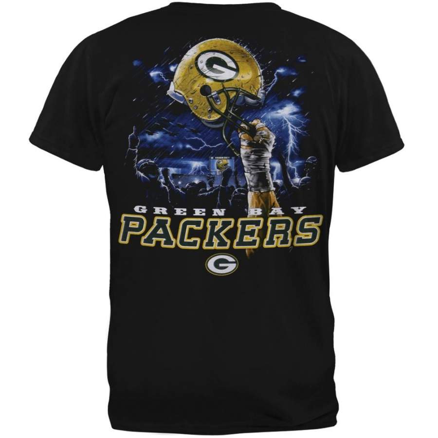 Green Bay Packers – Sky Helmet T-Shirt