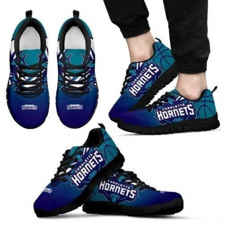 Charlotte Hornets Fan Custom Unofficial Running Shoes Sneakers Trainers L