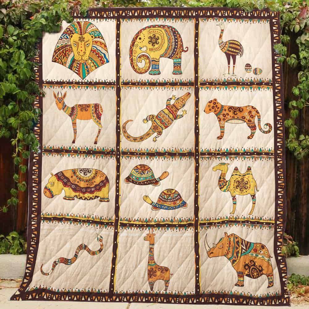 African Animals Quilt R175 Dhc11123095Dd