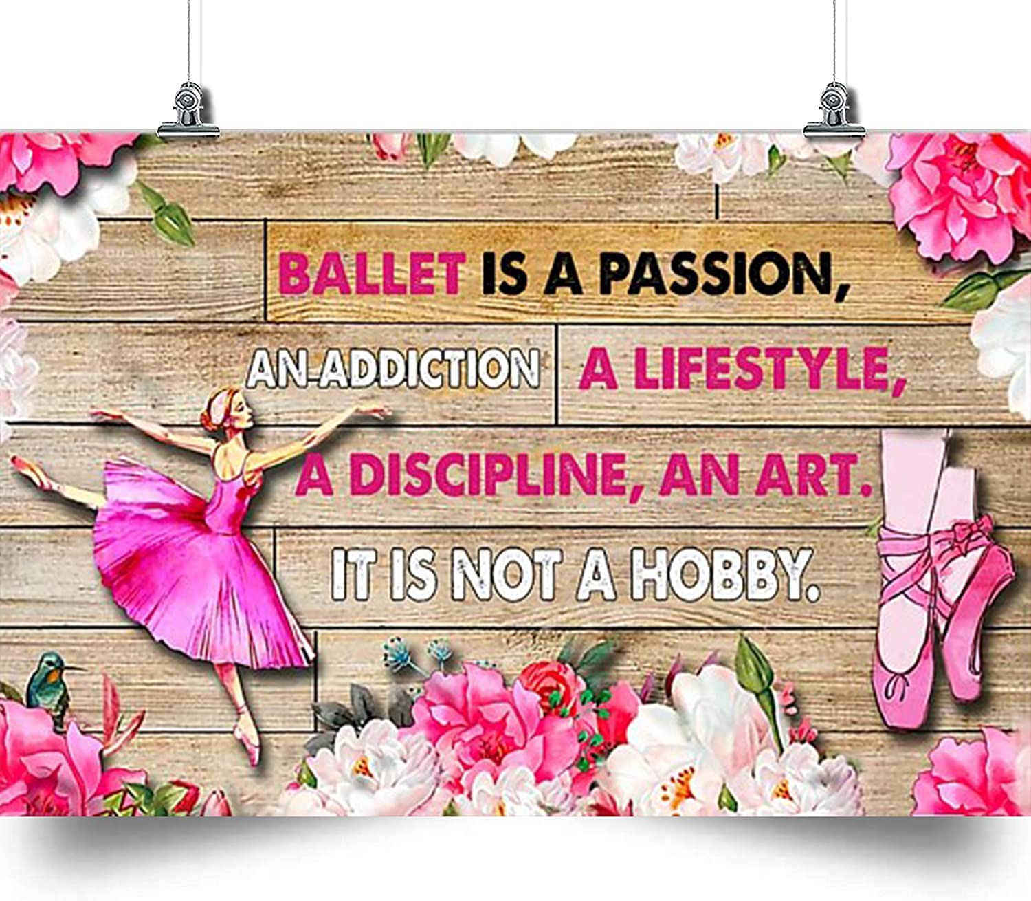 Ballet Poster – Ballet Is Passion – Home Decoration Poster, Wall Poster, Home And Room Decoration, Gifts For Friends And Relatives, Souvenirs.