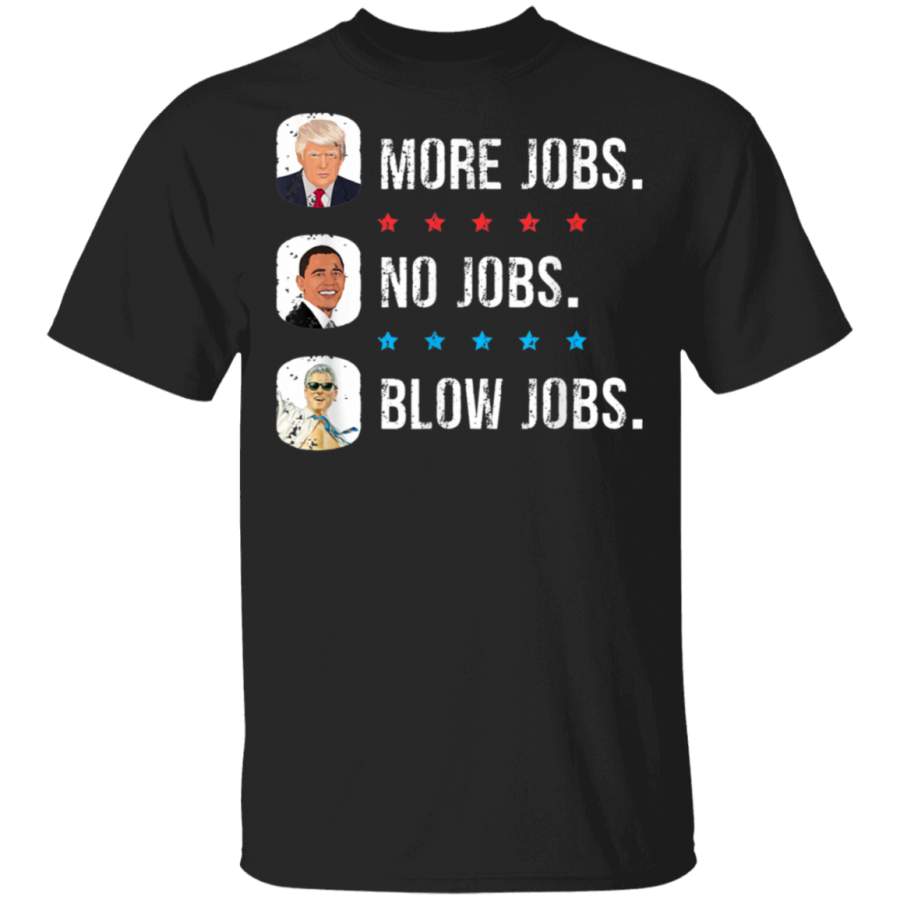 More Jobs No Job Blow Jobs TShirt