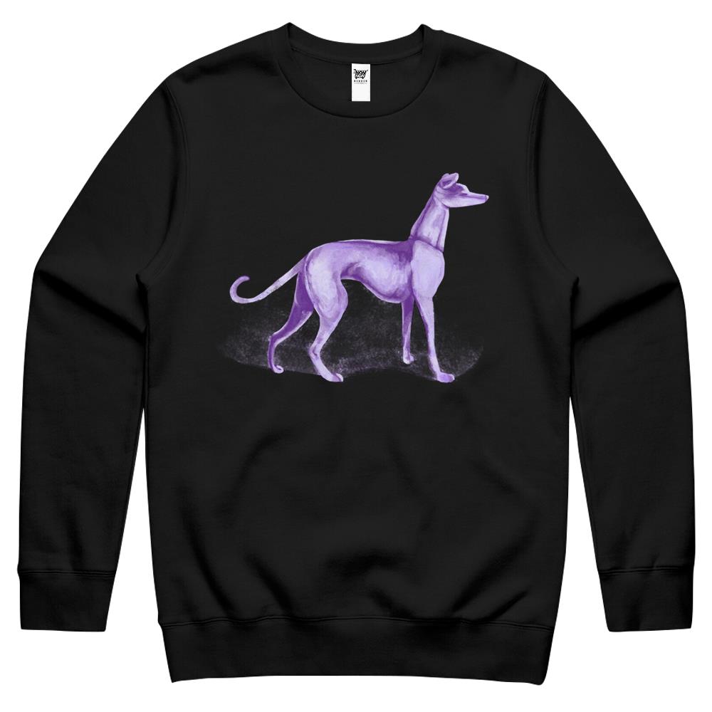 That One Purple Dog Shirt (Wordless) Crewneck Sweatshirt