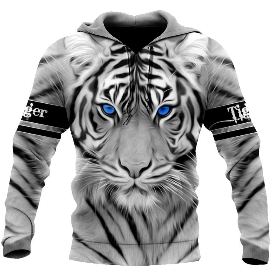 White Tiger 3D All Over Printed Shirts For Men and Women DQB08172003