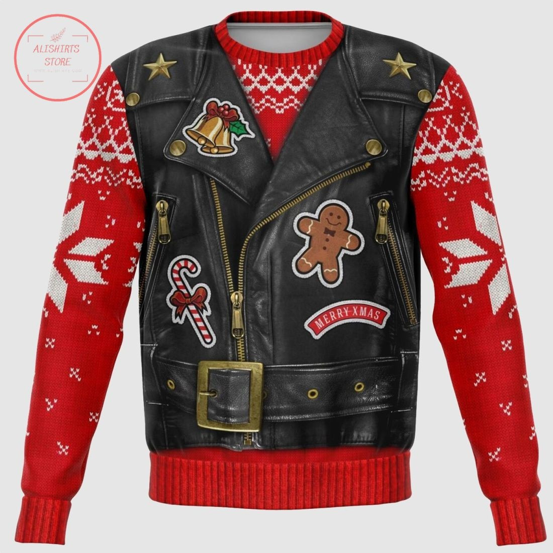 Sons Of Santa North Pole Chapter Ugly Christmas Sweater