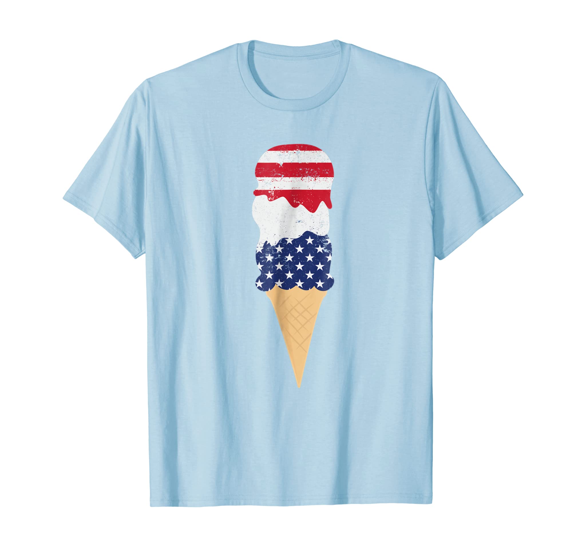 4th of July Patriotic Ice Cream Shirt for Independence Day