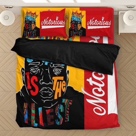 Notorious Biggie Smalls Is The Illest Vibrant Duvet Quilt Bedding Set L98