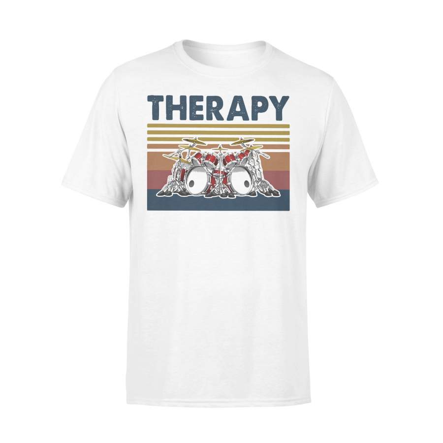 Drum Therapy Vintage Retro T-shirt