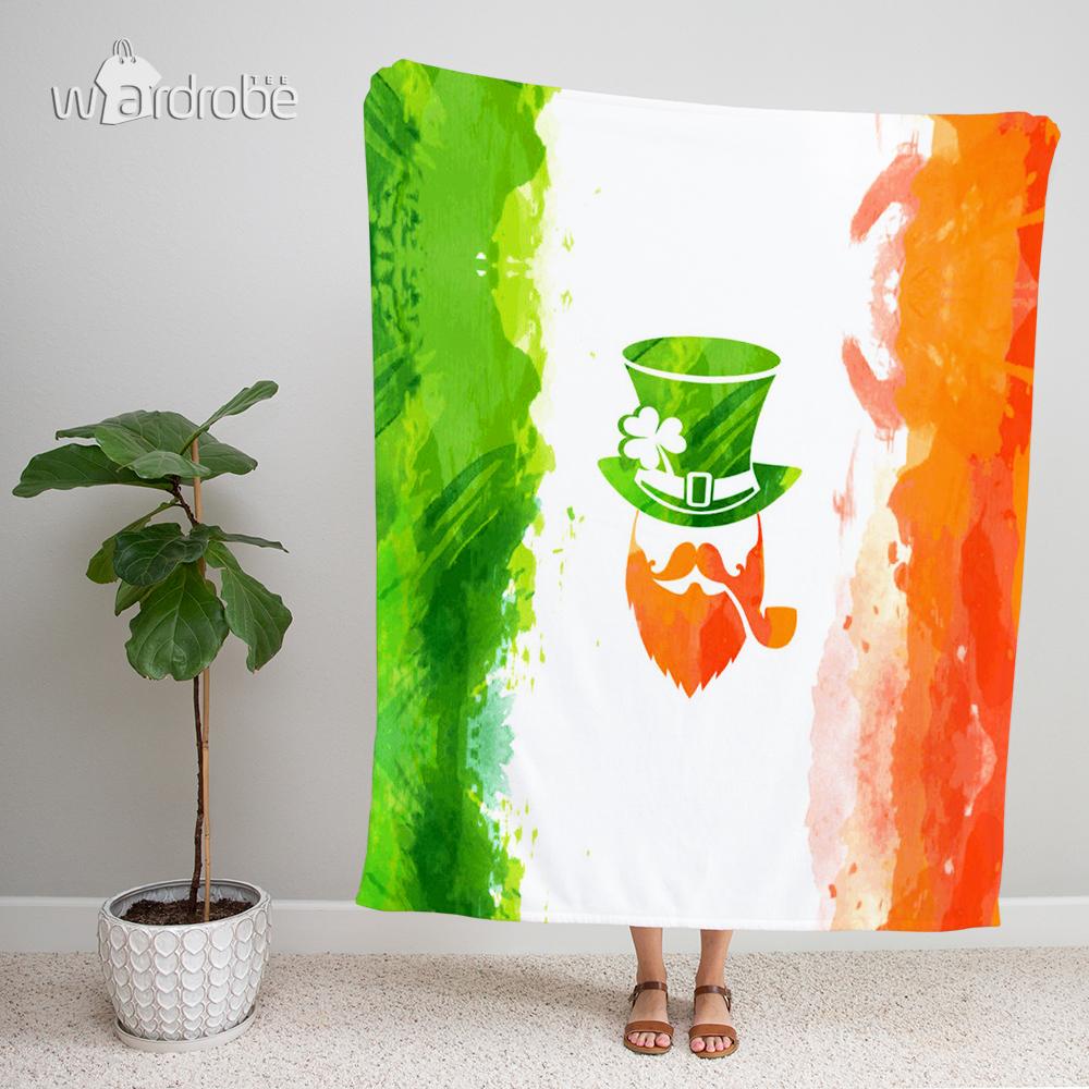 Custom Blanket Irish Man – Happy Saint Patrick’S Day