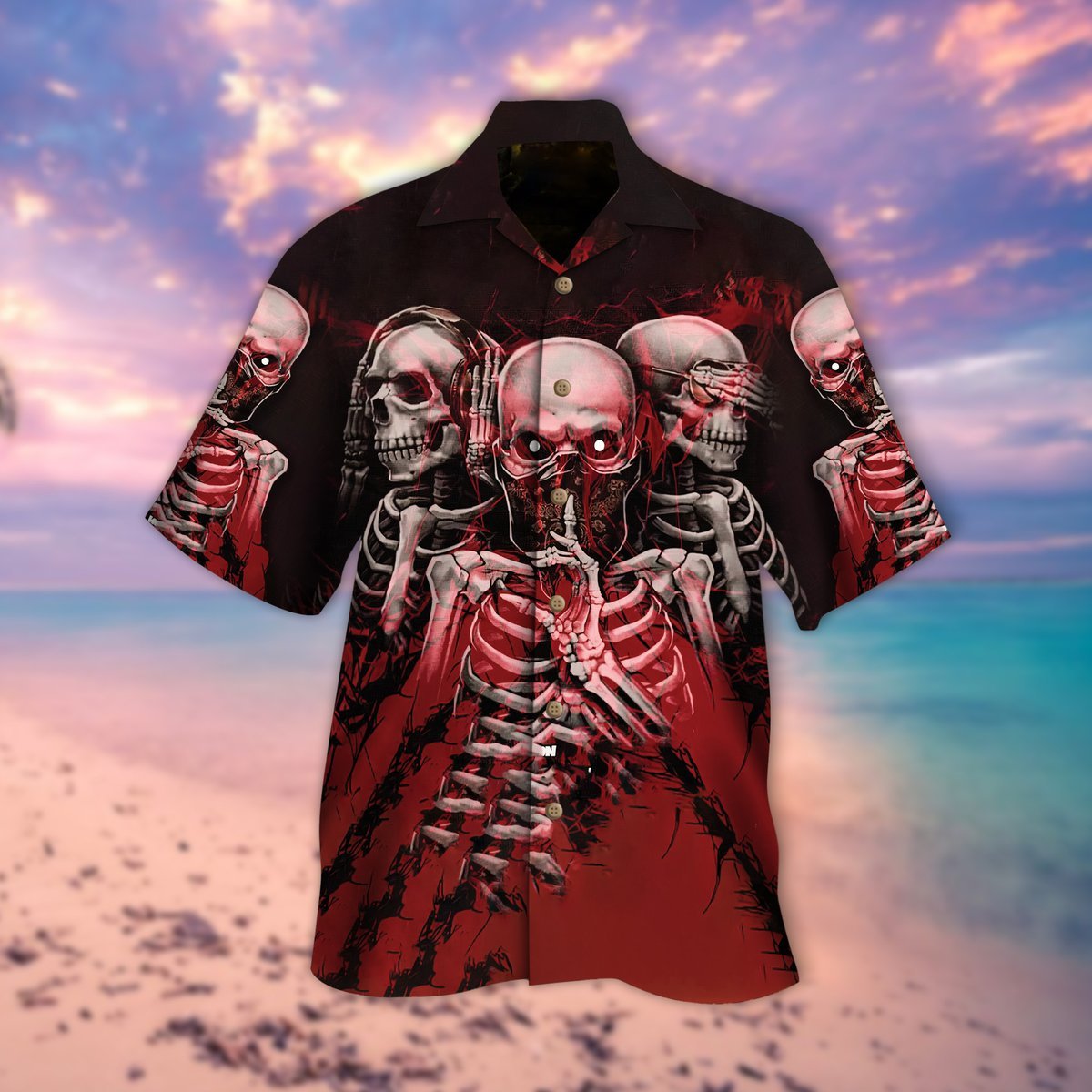 Skull Halloween Hawaii Shirt For Men Women Adult Ha87521