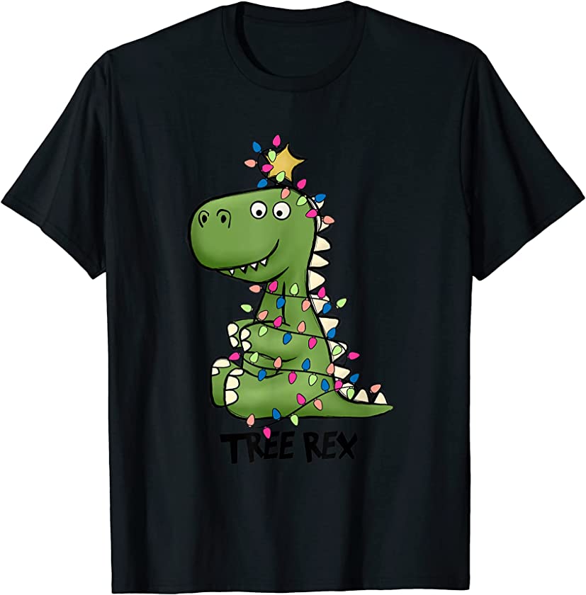 Christmas make people happy | T-Rex christmas T-Shirt