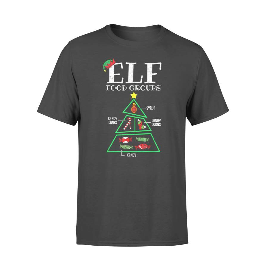 CANDY CANES CANDY CORNS  SYRUP  ELF Food Groups T-Shirt – Standard T-shirt