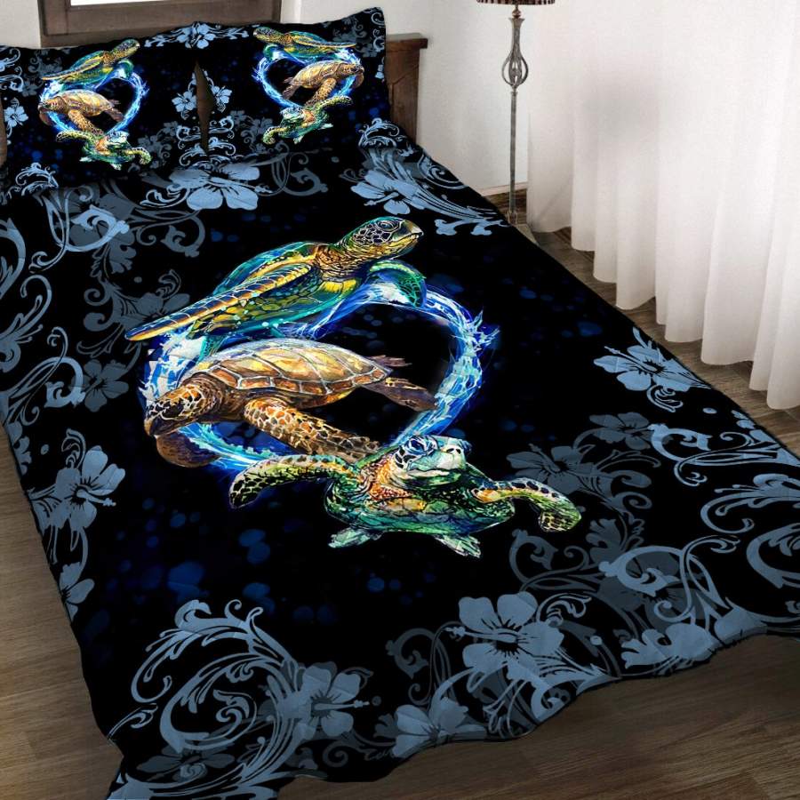 Turtle quilt bedding set HAC150503-HG