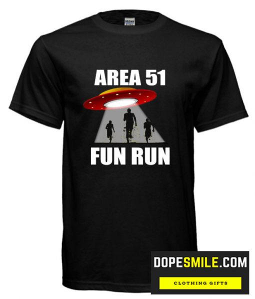 Area 51 Fun Run Alien cool T Shirt