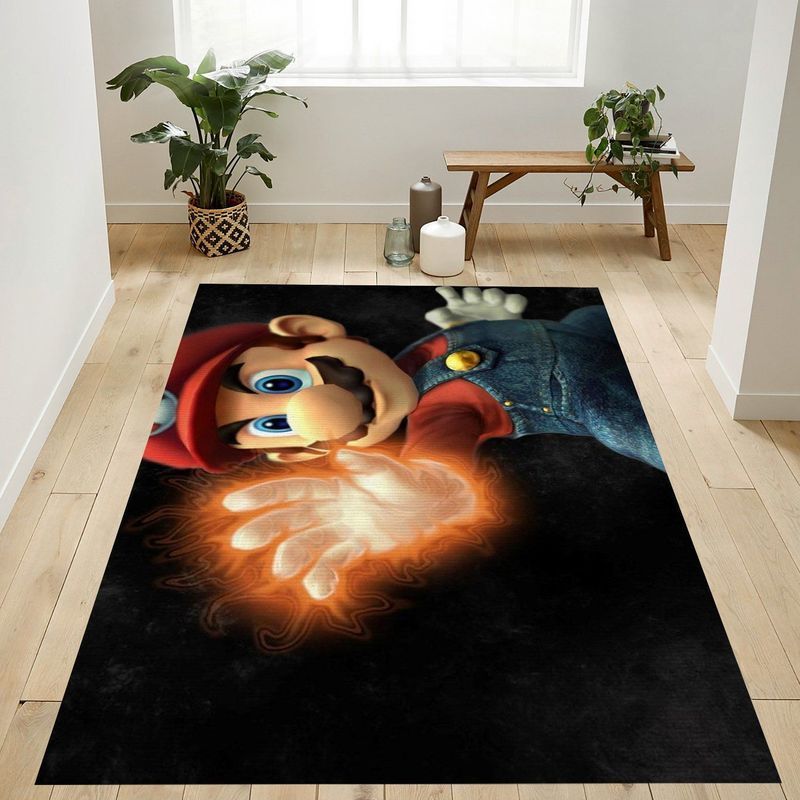 Super Mario 71 Area Rug Living Room And Bed Room Rug Gift Us Decor