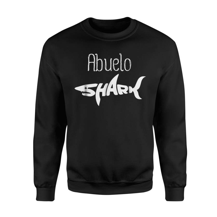 Abuelo Shark Mommy Daddy Matching Family Shark Sweatshirt