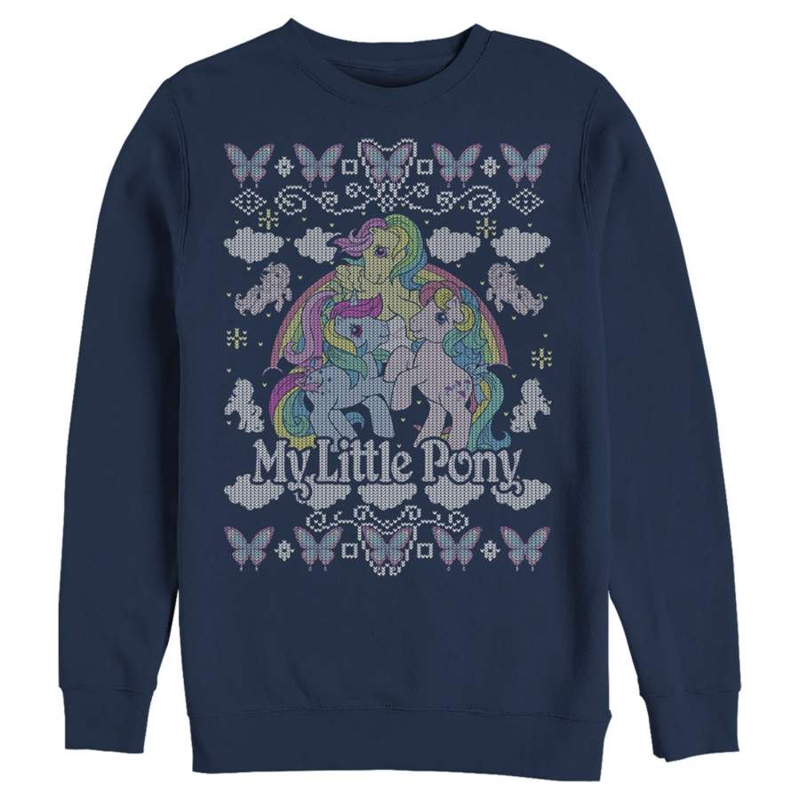 My Little Pony Men’s Ugly Christmas Friends  Sweatshirt