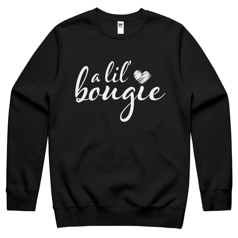 A Lil Bougie Funny Women Apparel Crewneck Sweatshirt