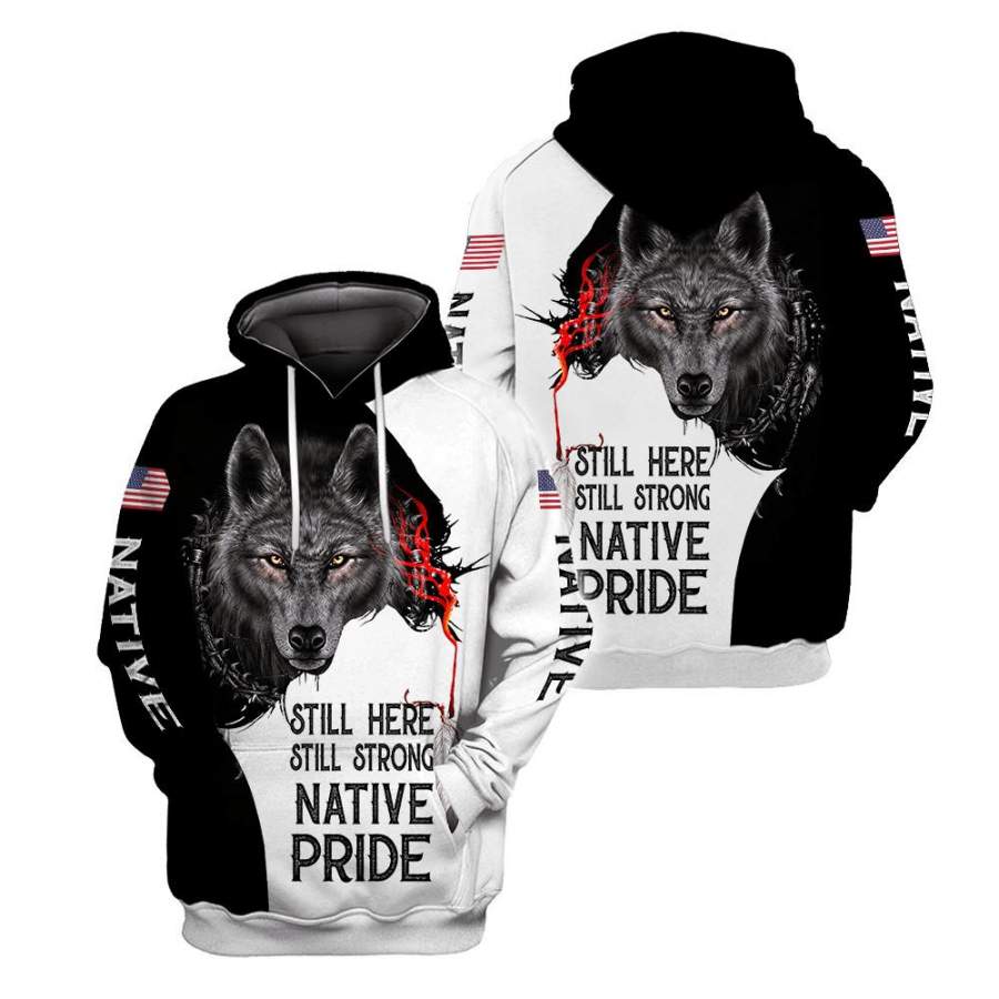 Wolf – Native Pride 3D All Over Printed Unisex Shirts