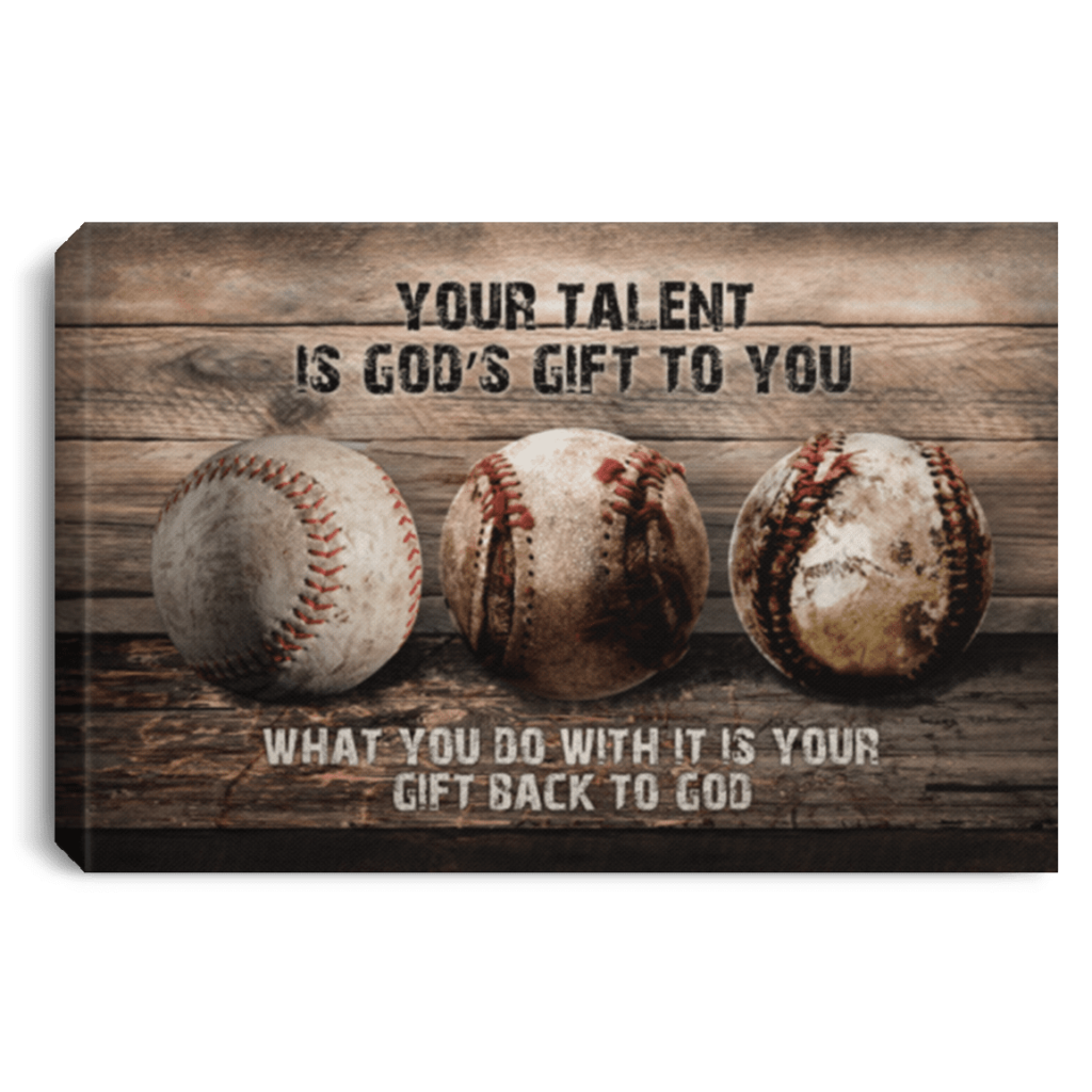 Baseball Premium Framed Wall Art Canvas