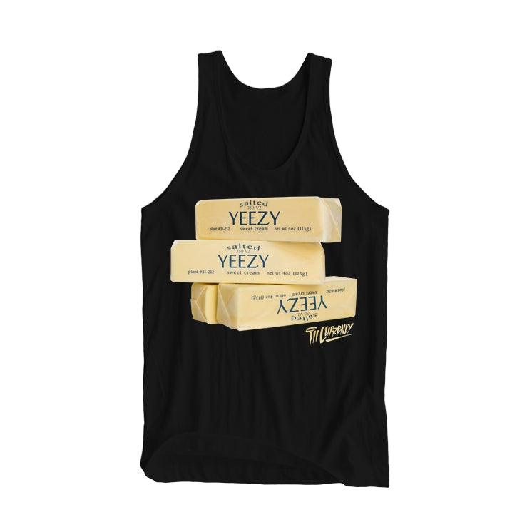 Yellow Yeezy Boost 350 V2 Black Tank Top (Yeezy Butter)