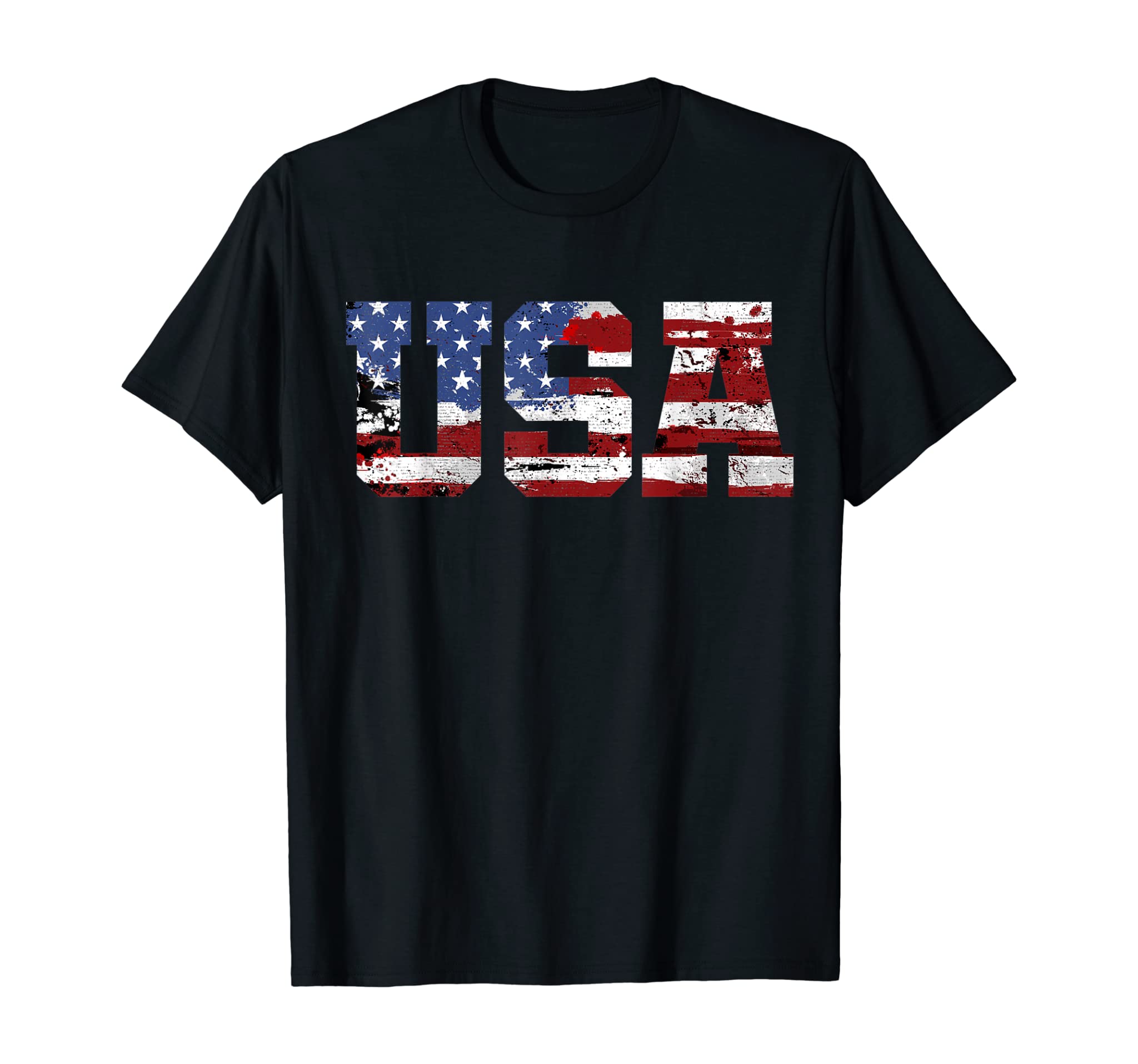 American Flag USA United States Of America US 4th Of July T-Shirt